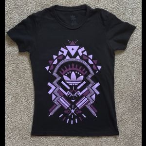 Adidas black and purple tee!